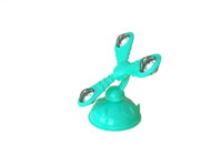 Jouet pour animaux de compagnie moderne et simple, écologique, moulin à vent rotatif avec ventouse et lumières clignotantes, interactif pour la mastication et l'exercice