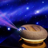 Projecteur Ciel Étoilé avec Haut-Parleur, Bruit Blanc pour l'Aide au Sommeil, Lumière Ambiante Multifonction, Son Surround 360°, Modes Multiples