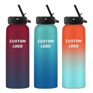 Factory Direct 500ml/<b>750ml</b>/1L Double Wall Insulated Stainless Steel <b>Water</b> <b>Bottle</b> Custom Logo With Handle - Product Image 2