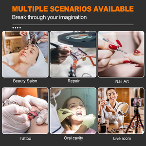 2028J OEM Foldable Overhead 3X 5X 10X 12X <strong>Led</strong> <strong>Magnifying</strong> Aesthetics Light Pore Enlargement Beauty Salon Magnifier <strong>Lamp</strong> - Product Image 6