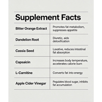 Capsules de complément alimentaire brûle-graisses à formule scientifique à base d'ingrédients naturels OEM/ODM, favorisent le métabolisme et suppriment l'appétit