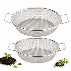 Professional Garden Soil <b>Sifter</b> Screen Stainless Steel Mesh Soil Filter for Planting Use - Product Image 1