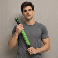 Bâton de massage Bstar Yoga en PP pour relaxation musculaire, équipement d'exercice et de fitness, bâton de massage des points de pression pour épaules et cou, 45 cm, unisexe