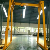 Mini-grue portative mobile de haute qualité avec palan électrique à chaîne manuelle