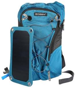 Free Sample 6,5W Outdoor Solar Backpack Multi-functional Solar Riding Bag Sunpower Solar Backpack with a USB <b>Charging</b> <b>Cable</b> - Product Image 1