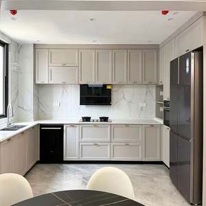 Ensemble d'îlot de cuisine moderne, armoire de rangement personnalisée, garde-manger complet, design de meubles, armoires de luxe pour la vente à domicile - Product Image 2