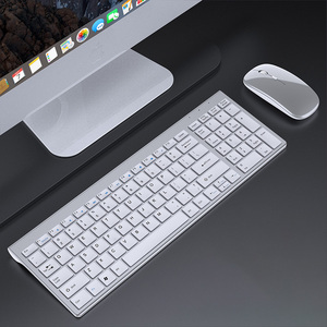 คอมโบเมาส์และคีย์บอร์ดบลูทูธไร้สายแบบพกพาขนาดเล็กขายดีสำหรับ Mac PC iPhone iPad iOS Android Windows - Product Image 1