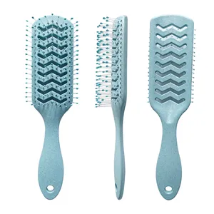 wheat straw hair brush stalk fiber grass eco hair styling tools brush original detangler went hair brush soft