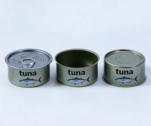 Latas <span class=keywords><strong>de</strong></span> Metal Redondas <span class=keywords><strong>de</strong></span> 100/130/200 Gramos para Almacenamiento <span class=keywords><strong>de</strong></span> Carne, Latas Vacías <span class=keywords><strong>de</strong></span> 2 Piezas para <span class=keywords><strong>Sardinas</strong></span>, Venta al Por Mayor <span class=keywords><strong>en</strong></span> China - Product Image 1