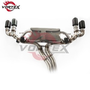 Système d'échappement Catback à soupapes en acier inoxydable Vortex 1,5 mm poli miroir pour Porsche Cayenne 9Y0 E3 3.0T 2.9T 2019-2025 Facile - Product Image 5