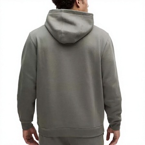 เสื้อฮู้ดดี้ผู้ชายสีพื้นคุณภาพสูง น้ำหนัก 370 กรัม ผ้าฟลีซหนานุ่ม สำหรับฤดูหนาว ปักลายลำลอง 100% ผ้าฝ้าย ระบายอากาศได้ดี แห้งเร็ว - Product Image 2