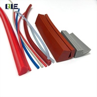 Tira de Silicona Sólida Cuadrada Personalizada, Resistente a Altas Temperaturas, Tira de Sellado Rectangular Extruida para Sellado Industrial