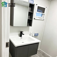 Maison préfabriquée personnalisée en conteneur extensible de 20 pieds ou 40 pieds avec cuisine, villa, logement préfabriqué, maisonnette portable, maison mobile