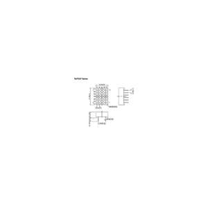 Kingbright COLUMNA DE PANTALLA MATRIZ DE PUNTOS 18mm VERDE CÁTODO - Product Image 3