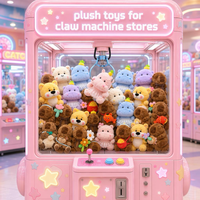 Peluches en gros pour machines à attraper, idéales pour les centres de jeux, les machines à prix, les événements de carnaval et les activités familiales.