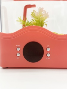 Vendita calda DC 5v luce del serbatoio di pesce a led dell'acquario tavolino da caffè piccoli acquari mini acquario acquario con display digitale kit completo - Product Image 3