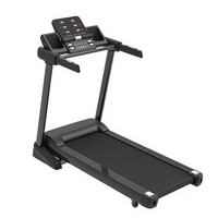 Treadmill Lipat Elektrik dengan Sabuk Lari Motor 3.0HP Kecepatan 1~18km/jam Kemiringan 0~15% Layar LED MP3 Maks 150kg Mesin Lari
