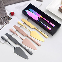 Cuisson gâteau ustensile de service élégant gâteau de mariage ensemble de coupe épaissi en acier inoxydable bords arrondis