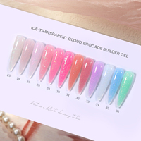 Gel Constructeur d'Ongles BIAB Sans HEMA et Sans TPO, Marque Privée OEM, Sans Chaleur, Soak-off, Gel UV, Fabriqué en Chine et au GUA