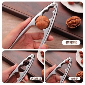 Casse-noix multifonctionnel à trois pinces, grand modèle en alliage de zinc, pour noix, noisettes, pecans, outil pour la préparation de collations - Product Image 4