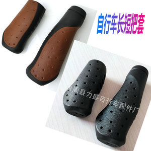 Puños para manillar de bicicleta de 22,2 mm, de goma suave, antideslizantes, para bicicletas de montaña, color negro y marrón - Product Image 2