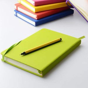 Low MOQ Custom Wholesale Promotional <b>A4</b> Business Aesthetic Linen Journals Notebook PU Leather Hardcover Notebooks for Students - Product Image 4