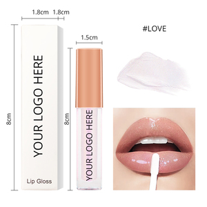 ลิปกลอสแบบฝาปิดสีทองลิปกลอสแบบใสกันน้ำติดทนนานลิปสติกกันรอยจูบแบบวีแกน - Product Image 5