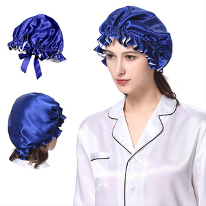 <span class=keywords><strong>Bonnet</strong></span> turban pour dormir <span class=keywords><strong>en</strong></span> <span class=keywords><strong>soie</strong></span>, couvre-chef <span class=keywords><strong>en</strong></span> <span class=keywords><strong>soie</strong></span> Pure et respirant, avec nœud papillon, style naturel, pour la <span class=keywords><strong>nuit</strong></span>, 16/19mm - Product Image 6