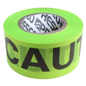 เทปเตือนภัย 3M แบบไม่มีกาวชนิด PE หนา 3 มิล กว้าง 3 นิ้ว สำหรับทำเครื่องหมายเขตอันตราย โซนความปลอดภัย และงานอุตสาหกรรม - Product Image 3