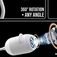 Projecteur d'étoiles USB, lumière de nuit, lentille HD, lampe de projection multi-motifs pour plafond, décoration de chambre à coucher, chambre d'enfant