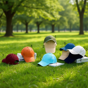 Gorra de Béisbol Angelina de Color Sólido, 6 Paneles, Ajustable, Unisex, para Uso Casual al Aire Libre - Product Image 2