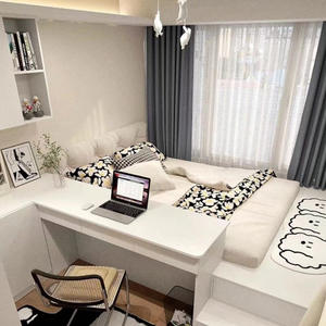 Cama Litera Infantil Moderna de Madera con Función Reclinable para el Hogar, Casa de Campo, Apartamento, Muebles para Dormitorio de Hotel - Product Image 1