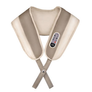 Masajeador eléctrico de cuello y hombros con función de calefacción, control remoto inalámbrico recargable por USB para uso doméstico - Product Image 1