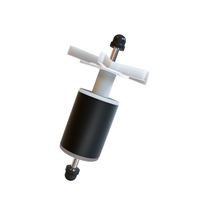 Mini pompe à eau submersible en plastique écologique noire de 15 W, refroidisseur d'air pour aquarium, utilisation en extérieur, moteur AC, débit de 1500 L/H