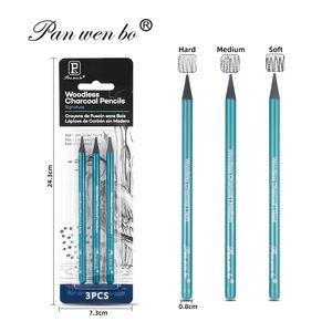Panwenbo 6-Piece Woodless Sketch Art <strong>Pencil</strong> <strong>Set</strong> HB 2B 4B 6B 8B EE Charcoal <strong>Pencils</strong> Standard <strong>Pencils</strong> for Drawing - Product Image 2