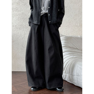 <span class=keywords><strong>Pantalones</strong></span> de Algodón de Pierna Ancha con Corte Tridimensional Estilo Retro Americano Luxi, de Cintura Media, con Parches y Costuras Desgastadas, Novedad de Primavera - Product Image 3