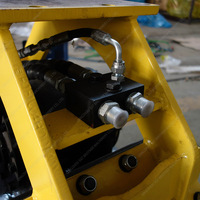 Compacteur à plaques vibrantes pour mini-chargeuse, attache hydraulique universelle pour sol, asphalte et tranchées