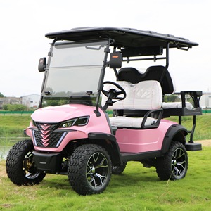 Voiturette de golf électrique de luxe tout-terrain 4 places Rainbow 48V 4kW à vendre, autonomie 100 km, batterie lithium, pour usage commercial - Product Image 1