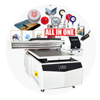 Impresora UV Multifuncional Freecolor 6090 con Sistema de Escaneo de Posicionamiento Visual con Cámara y 3 Cabezales para Calcomanías/Juguetes/Insignias