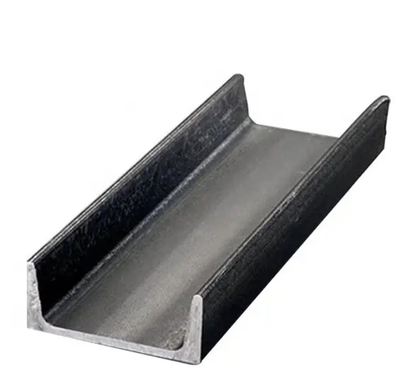 Low Price Powder Coat Black sizes u shape steel profiles c channel 41*41 price