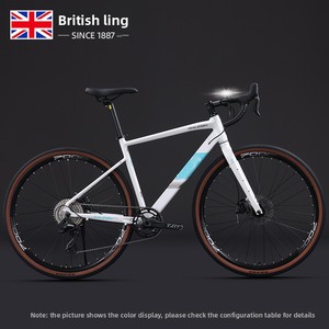 <span class=keywords><strong>Vélo</strong></span> de route tout-terrain Lanling en alliage d'aluminium ultra-léger pour hommes, femmes et étudiants, 10 vitesses, frein à disque, fourche à suspension - Product Image 6