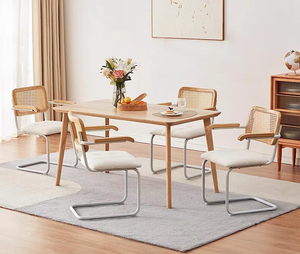 Sedie da Pranzo Moderne in Rattan Naturale <span class=keywords><strong>Nero</strong></span> all'Ingrosso, Ecologiche per Sala da Pranzo, Ufficio e Tavolo - Product Image 4