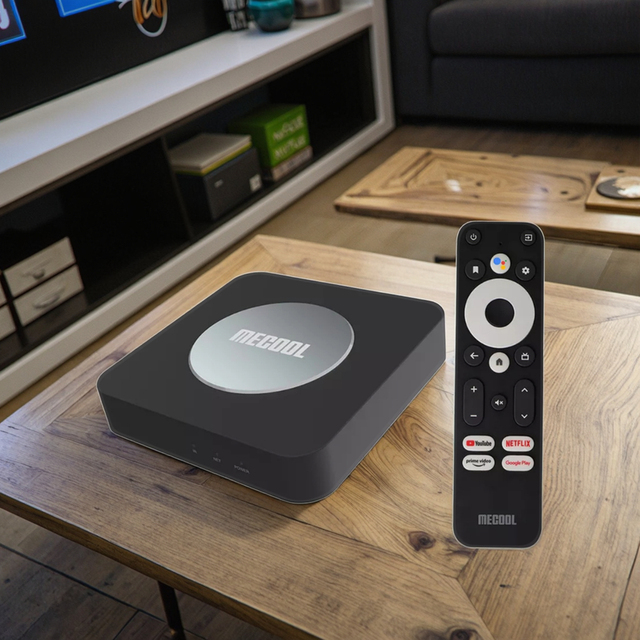 MECOOL KM2 Plus 4K HDR OTT TV Box Set-top for Certified Android 11 Quad Core Processor 2GB/16GB Amlogic S905X4 US