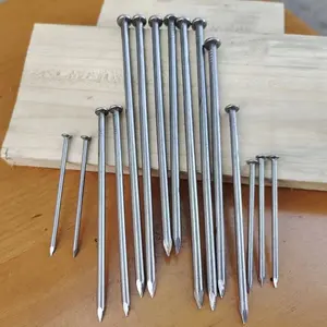 Fio comum redondo para fabricação de unhas, fechamento de ponte 2.5x50mm 25x1.6mm 3.5x80mm para construção de construção