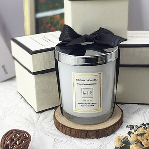 Velas perfumadas de cera de soja de lujo personalizadas al por mayor: aromaterapia moderna, hecha a mano, sin humo | Fragancia de etiqueta privada - Product Image 6