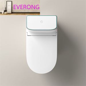 โถสุขภัณฑ์อัจฉริยะพร้อมไฟส่องสว่าง ฝาเปิดอัตโนมัติ ควบคุมด้วยรีโมท ไม่มีข้อจำกัดแรงดันน้ำ รองรับการชำระล้างในกรณีไฟดับ - Product Image 5