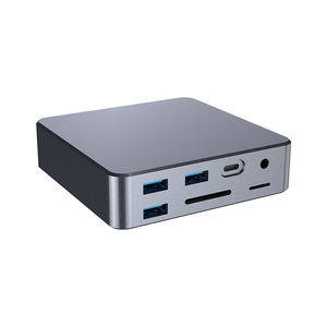 Station d'accueil USB-C Type-C 12-en-1 avec LAN Gigabit 1000 Mbps pour Windows 10/11 Pro, Linux – Idéale pour le bureau, la maison et les ordinateurs portables/de bureau - Product Image 3