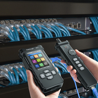 NOYAFA NF-8506 Probador de Cables de Red de Alta Precisión, Probador POE, Escáner Digital/Analógico, Escáner IP, Rastreador de Cables, Medidor de Longitud