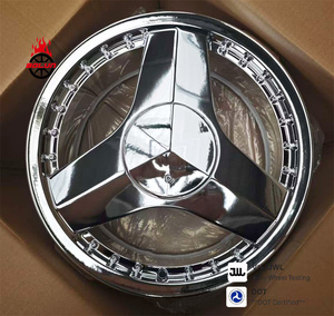 Cerchi monoblocco a 3 razze da 16-24 pollici per Mercedes-Benz W126 W140 W124 <span class=keywords><strong>R129</strong></span>, Lexus LS400, Lincoln Town Car - Product Image 2