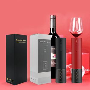 New USB Rechargeable Stainless Steel Red <b>Wine</b> Opener Customize Bottle Shaped Automatic Corkscrew Eco-Friendly Portable - Product Image 5